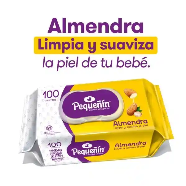 Pequeñín Pañitos Húmedos Almendra