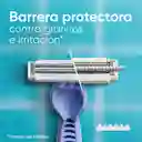 GILLETTE Venus Íntima Cuchilla de Afeitar Mujer Máquina de Afeitar Desechable con Barra Protectora para Área Íntima Depilación Zona Íntima 4 Uds