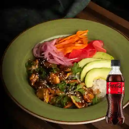 Bowl de Pollo Opcion Liviana +Cocacola S/az 400ml