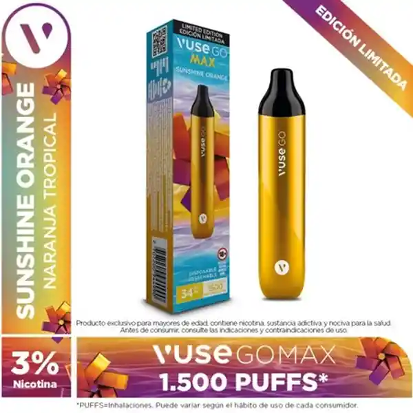 Vuse go Vapeador Max Sunshine Orange