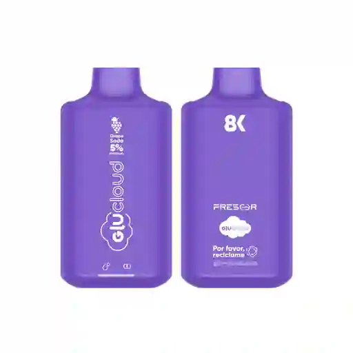 Glu Cloud Vapeador Grape Soda 8k