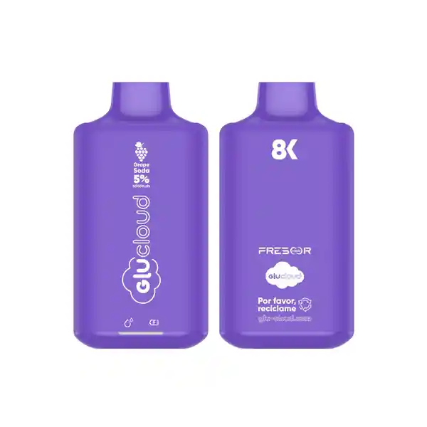 Glu Cloud Vapeador Grape Soda 8k