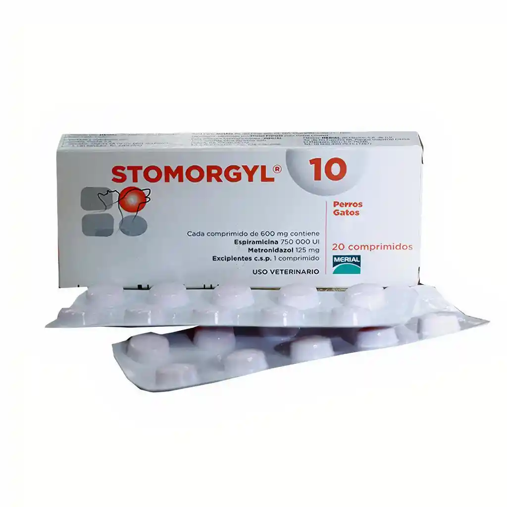 Stomorgyl 10 caja 20 comprimidos