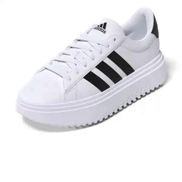 Adidas Zapatos Grand Court Platform Para Mujer Blanco Talla 5.5