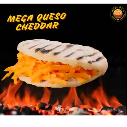 Arepa Mega Queso Cheddar