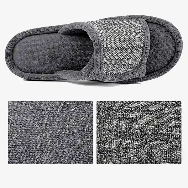Rockdove Pantuflas Para Hombre Moc Gris XL