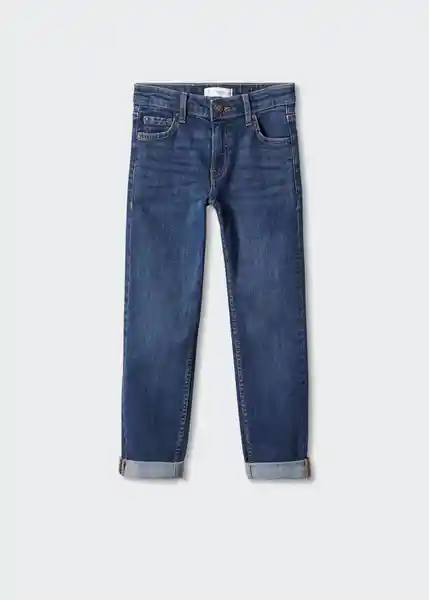 Jean Regular4 Tejano Oscuro Talla 10 Niños Mango