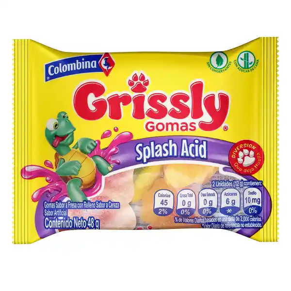 Grissly Gomas Dulces Splash