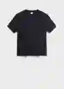 Camiseta Algarvet Navy Talla S Hombre Mango