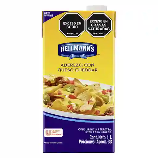 Hellmann's Aderezo Queso Cheddar