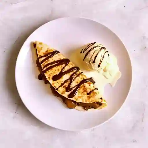 Quesadilla de nutella