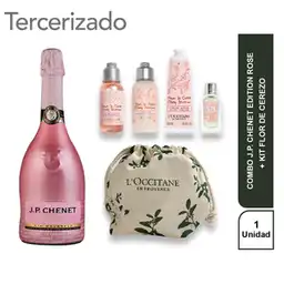 Combo J.P. Chenet Edition Rose Botella + Flor Cerezo Loccitane