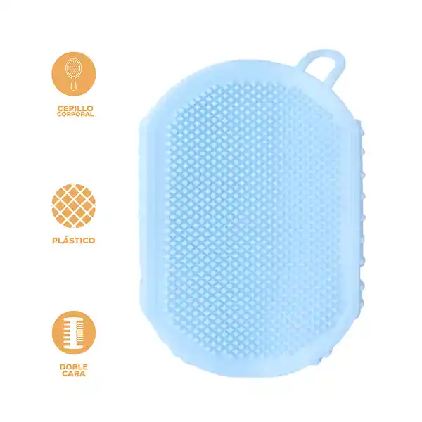 Esponja Para Cuerpo de Doble Cara Serie Azul Miniso