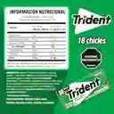 Trident Chicle Sin Azúcar Yerbabuena