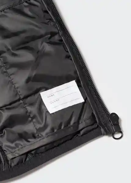 Abrigo Anorak Unicob Negro Talla 66 Niños Mango