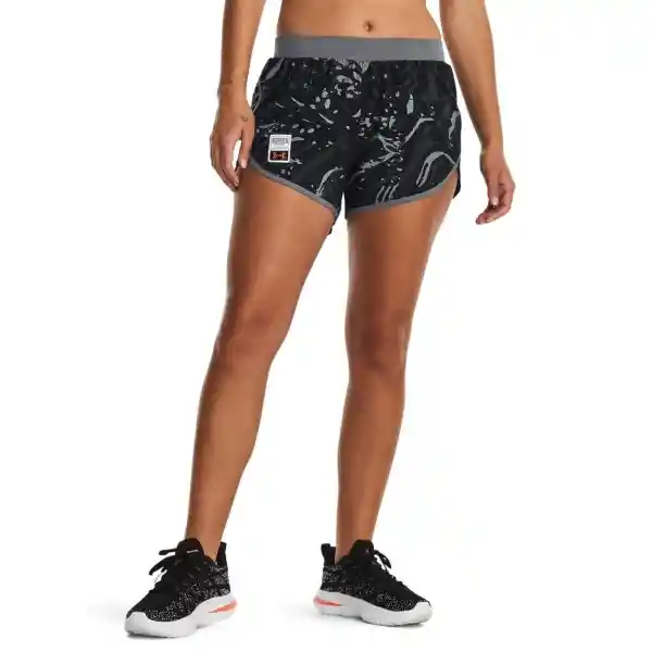 Under Armour Short Run Like Mujer Negro MD 1380435-001