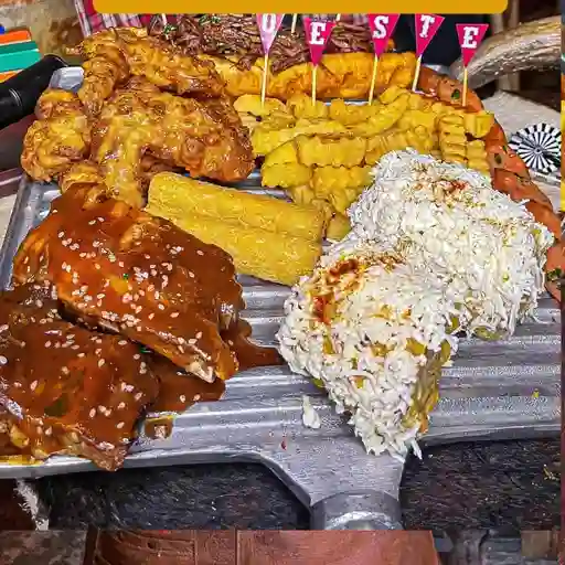 Parrillada la jefa de la tribu