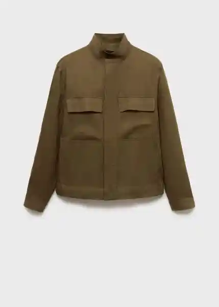 Chaqueta Anton Khaki Talla S Hombre Mango