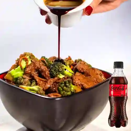 Combo Lomito c/ Brócoli Medio +Cocacola S/az 400ml