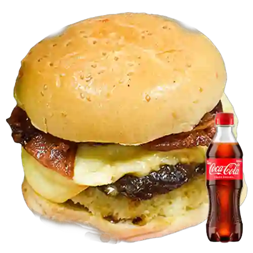 Combo Hamburguesa Punta de Anca +Cocacola Orig 400ml