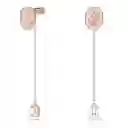 Aretes Signum Rosado 5628569 Swarovski