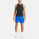 Reebok Pantaloneta Para Correr Running de Hombre Azul Talla M