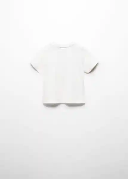 Camiseta Only Off-White Talla 71 Niño Mango