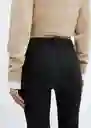 Jean Sienna Negro Talla 32 Mujer Mango