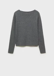 Saco Jersey Brule Antracita Talla XL Mujer Mango