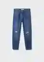 Jean Dad Tejano Oscuro Talla 12 Niños Mango