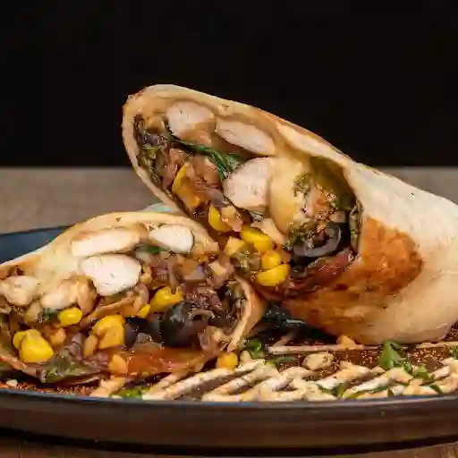 Veggie Wrap Con Pollo