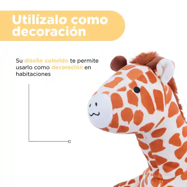 Peluche Redondo Jirafa Marrón Miniso