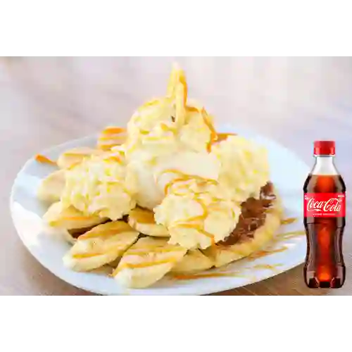 Combo Waffle Nutella + Coca Cola Original 400 ml
