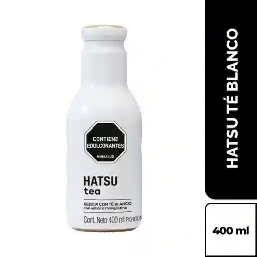 Hatsu té Blanco Vidrio 400 mL