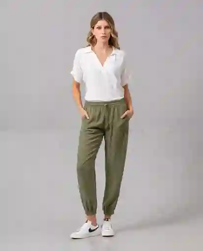Pantalón Mujer Verde Talla 14 42539 Rifle