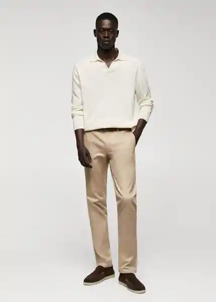 Pantalón Graham Beige Talla 38 Hombre Mango