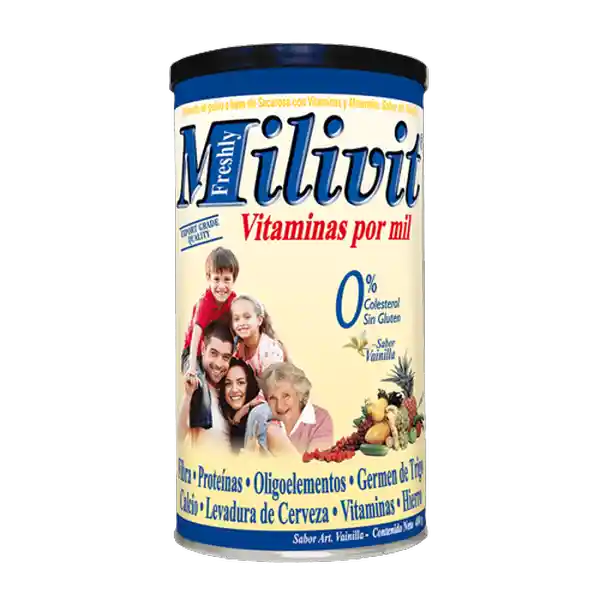 Natural Freshly Suplemento Alimenticio Milivit Malteada Vainilla