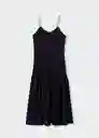 Vestido Angelina Negro Talla 18 Mango Teen Girl Mango