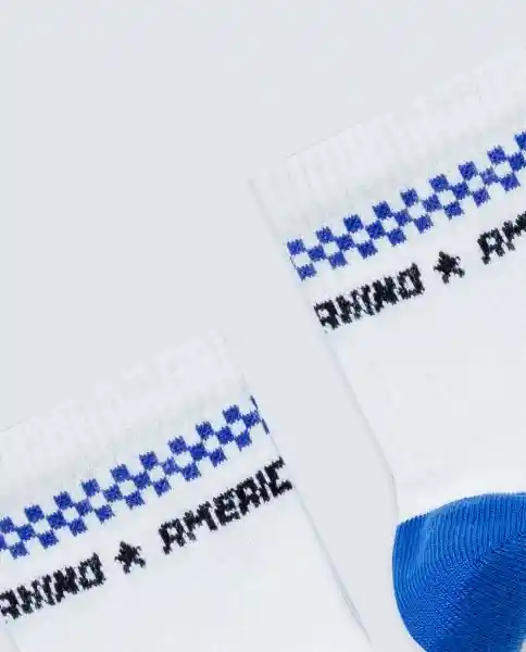 Medias Unisex Azul Talla 10-12 769G502_AZU173934 Americanino