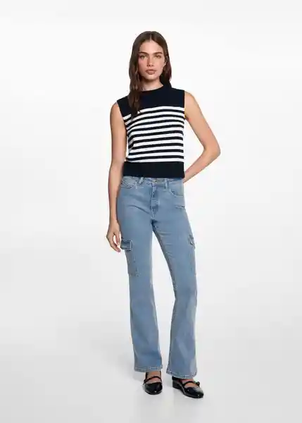 Jean Flarecar Tejano Medio Talla 19 Niños Mango