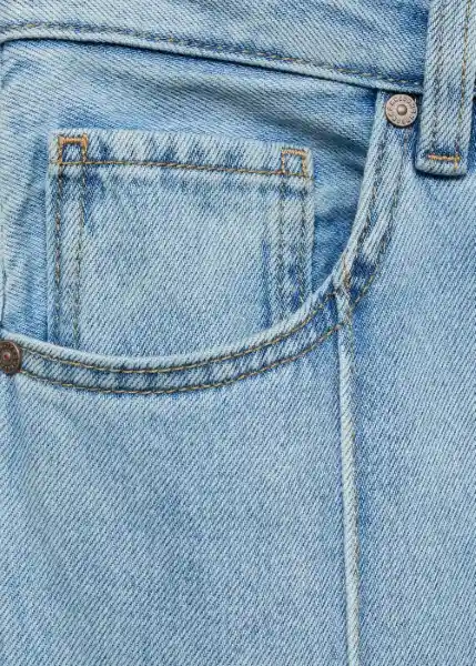 Jean Gala Tejano Medio Talla 34 Mujer Mango