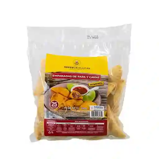 Supercriollitas Empanadas de Papa Carne Desmechada