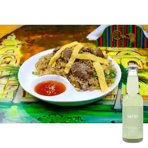 Combo Chaufa de Solomito +Hatsu Sandía&Albahaca 300ml