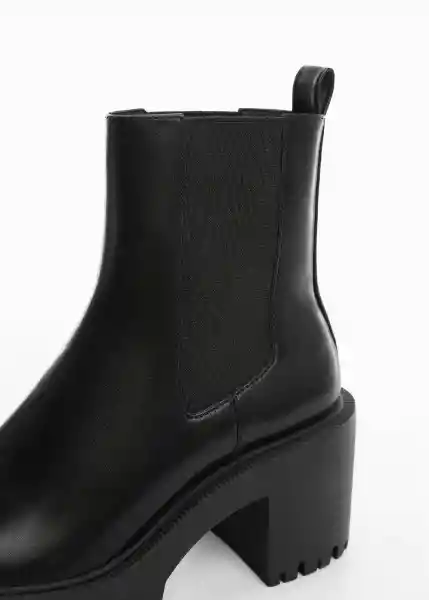 Botines es Torna Negro Talla 40 Mujer Mango