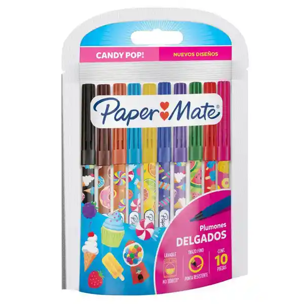 Paper Mate Plumon Candy Delgado