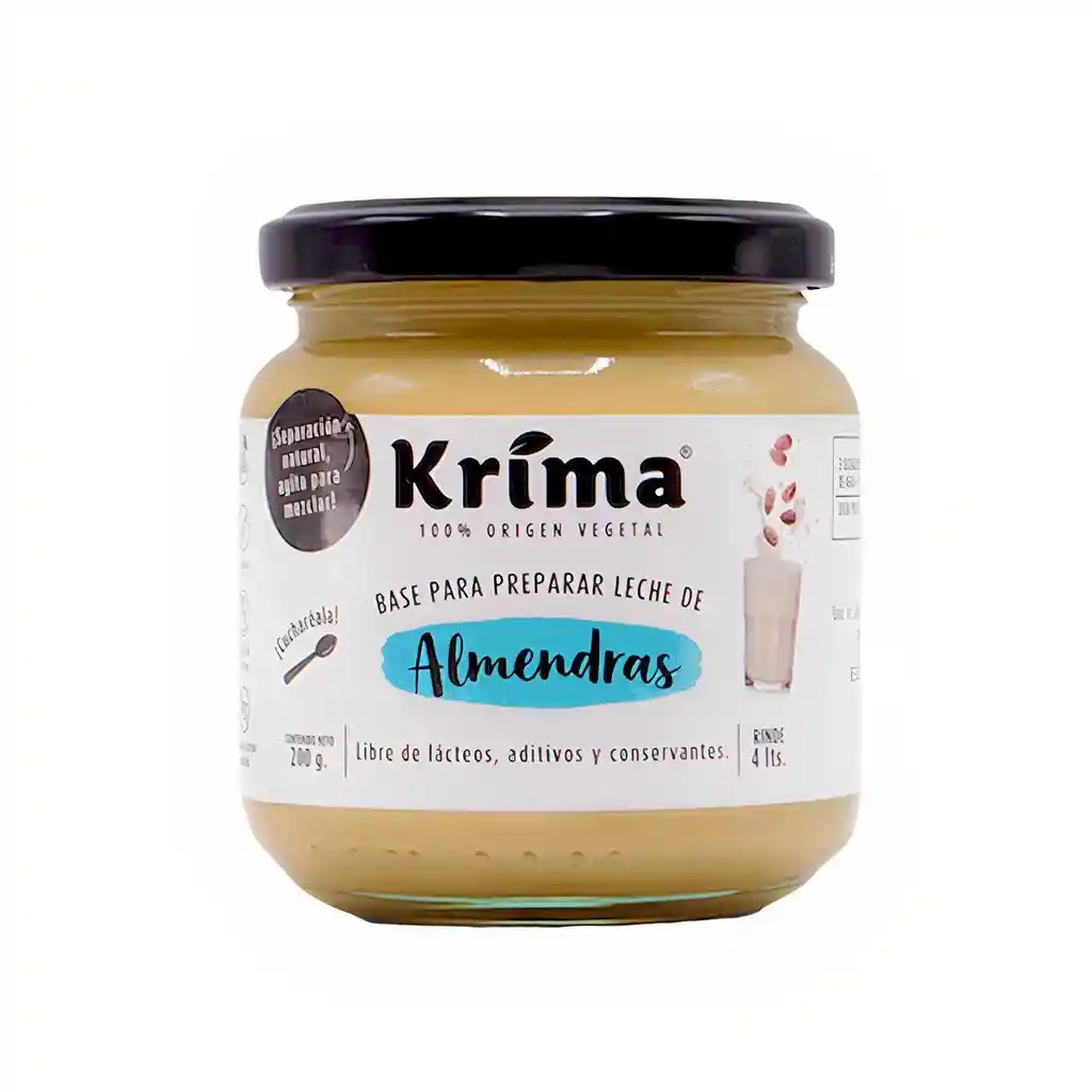 Krima Base de Crema Almendras