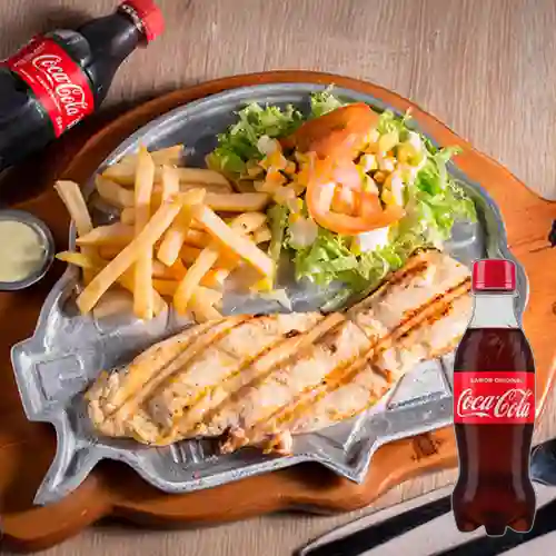 Combo Pechuga de Pollo +Cocacola Orig 250ml