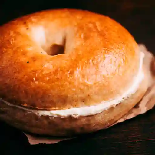 Bagel con Queso Crema