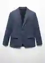Blazer Americana Paris Indigo Talla 48 Hombre Mango
