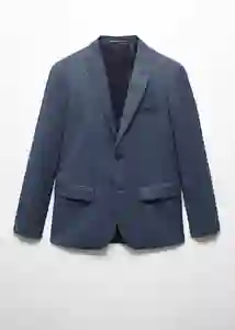 Blazer Americana Paris Indigo Talla 48 Hombre Mango